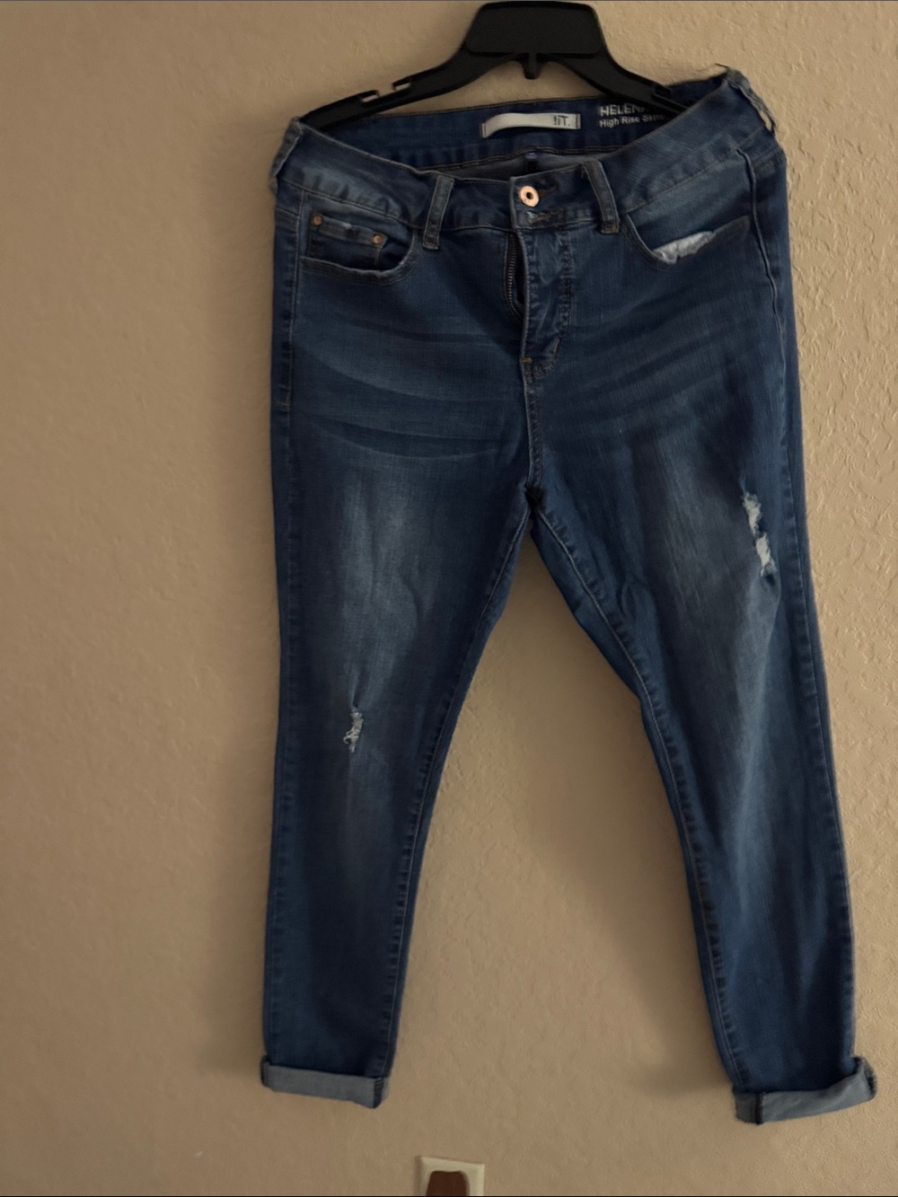 !it jeans Women’s Boyfriend Jeans - Blue Wash
